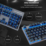 Motospeed GK89 2.4GHz Wireless / USB Wired Mechanical Keyboard with 104Keys Wireless Gaming Keyboard For Computer - electronicshypermarket