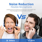 Wired Headset with Noise Reduction,  3.5mm/ USB Plug for PC/MAC,  Phones, Tablets - electronicshypermarket