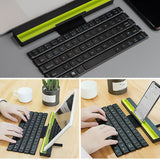 Portable Mini Folding Keyboard Foldable Wireless Bluetooth Keyboard For Tablet, Smartphone, PC, Mac - electronicshypermarket