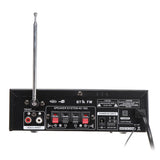 2CH  Stereo Power Amplifier with Bluetooth-compatible FM Radio  & Remote Control