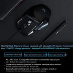 Wired  Optical Gaming Mouse 7 Programmable Buttons Ergonomic 2400 DPI for Tablet, Phone, PC, Laptop - electronicshypermarket