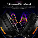 7.1 Channel Stereo, Noise Cancelling,  Headphones, with Mic, Bass, Surround Sound - electronicshypermarket