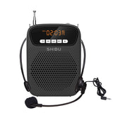 15W Portable  Wired Microphone & Bluetooth speaker with  FM Radio & AUX Audio Recording - electronicshypermarket