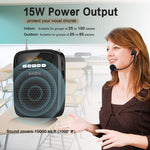 15W Portable  Wired Microphone & Bluetooth speaker with  FM Radio & AUX Audio Recording - electronicshypermarket