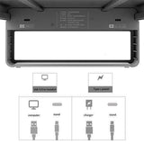 Aluminum Alloy Laptop/Monitor Riser with USB 3.0 Ports & optional Wireless Charging