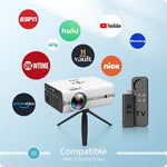 Portable Wi-fi Projector with support for Smartphone and 720p