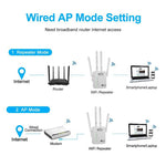 Dual Band 2.4/ 5Ghz Wifi Repeater, Amplifier  Booster Wireless extender up to 1200Mbps