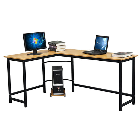 L-Shaped Computer Corner Desk - electronicshypermarket