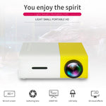 LCD Mini Projector, Built-in Battery, Speaker, 1080P, 600 Lumens,