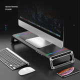 4 USB RGB Monitor/Laptop/Phone/Tablet Foldable Riser Stand