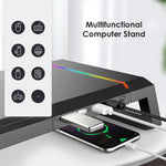 4 USB RGB Monitor/Laptop/Phone/Tablet Foldable Riser Stand