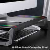 4 USB RGB Monitor/Laptop/Phone/Tablet Foldable Riser Stand