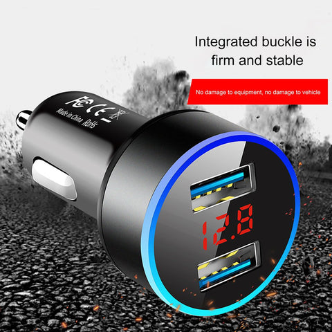 3.1A LED Display USB Phone Charger Car-Charger for Apple and Android Devices - electronicshypermarket