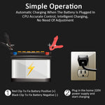 12V 6A Automatic Battery Charger  for\ Wet Dry Lead Acid Batteries  with LCD Display - electronicshypermarket