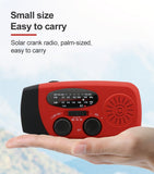 Emergency Hand Crank Self-powered AM/FM NOAA, Solar Weather Radio, LED Flashligh,t Phone Power Bank - electronicshypermarket