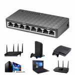 10/100 Mbps 8 Port Fast Ethernet LAN Swtich