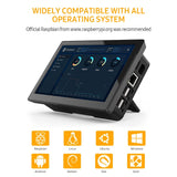 UPERFECT 7 Inch IPS Portable Touchscreen for Raspberry Pi 2, 3, 4, with 178° Viewing Angle - electronicshypermarket