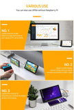 UPERFECT 7 Inch IPS Portable Touchscreen for Raspberry Pi 2, 3, 4, with 178° Viewing Angle - electronicshypermarket