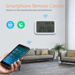 Tuya Zigbee 3.0 Temperature And Humidity Sensor Indoor With LCD Display Support for Alexa, Google Assistant - electronicshypermarket