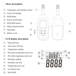 Industrial Handheld Digital Thermometer Hygrometer Industrial for Green House - electronicshypermarket