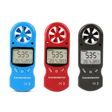 Mini Digital Anemometer Thermometer Windmeters Hand-Held LCD TL-300 Wind Speed Temperature Humidity Meter with Hygrometer - electronicshypermarket