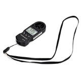 Mini Digital Anemometer Thermometer Windmeters Hand-Held LCD TL-300 Wind Speed Temperature Humidity Meter with Hygrometer - electronicshypermarket