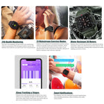 Retro Men/ Women's Smartwatch, Heart Rate,  Blood Pressure,  and 13 Sports Modes - electronicshypermarket