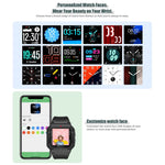 Retro Men/ Women's Smartwatch, Heart Rate,  Blood Pressure,  and 13 Sports Modes - electronicshypermarket