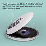 YR-Q50 Round Style Portable CD Player With AUX Cable Support TF Card - electronicshypermarket