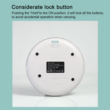 YR-Q50 Round Style Portable CD Player With AUX Cable Support TF Card - electronicshypermarket