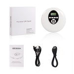 YR-Q50 Round Style Portable CD Player With AUX Cable Support TF Card - electronicshypermarket