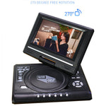 7.8 Inch 16:9 LCD  Portable HD TV Home Car DVD Player with SD Card - electronicshypermarket