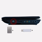 7.8 Inch 16:9 LCD  Portable HD TV Home Car DVD Player with SD Card - electronicshypermarket