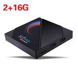 H96 Max Quad Core H616 6K HD Android 10.0 Double WIFI Wireless TV Set-top Box With Digital Display - electronicshypermarket