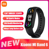 Xiaomi Mi Band 6 Smartwatch 1.56’’ AMOLED, BT5.0, Fitness Tracker, 30 Sports Modes, Waterproof - 5ATM, Heart Rate Monitor - electronicshypermarket