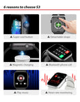 New Smartwatch with  Bluetooth Calls,  Heart Rate Monitor, for  IWO and Android IOS - electronicshypermarket