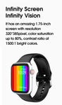 New Smartwatch with  Bluetooth Calls,  Heart Rate Monitor, for  IWO and Android IOS - electronicshypermarket