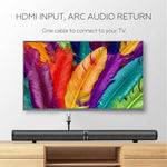 50W HiFi Detachable Wireless Sound Bar with 3D Stereo Subwoofer