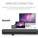 50W HiFi Detachable Wireless Sound Bar with 3D Stereo Subwoofer