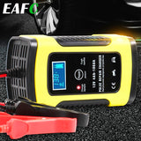 12V 6A Automatic Battery Charger  for\ Wet Dry Lead Acid Batteries  with LCD Display - electronicshypermarket