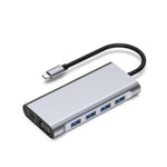 11 in 1  HUB Type C connection with USB 3.0,  Power PD 100W Fast Charging Adapter &  Multi Ports