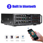 2000W Amplifier  With Bluetooth USB SD AMP FM DVD AUX and Remote Control