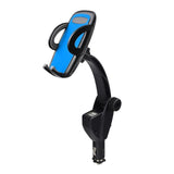 Adjustable Phone & GPS  Holder With Dual USB charging ports Connection Auxiliary Power Outlet - electronicshypermarket