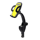 Adjustable Phone & GPS  Holder With Dual USB charging ports Connection Auxiliary Power Outlet - electronicshypermarket