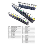 34pcs/set Universal power adapter AC DC Jack Charger Connector Plug for Laptop Notebook - electronicshypermarket