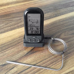 Black Wireless Digital LCD Display Meat Thermometer - electronicshypermarket