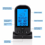 Black Wireless Digital LCD Display Meat Thermometer - electronicshypermarket