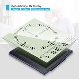 Modern Analog alarm clock with  Calendar/Temp/Humidity - electronicshypermarket