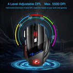 Ergonomic 7 Button Wired Gaming Mouse With Backlight