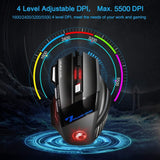 Ergonomic 7 Button Wired Gaming Mouse With Backlight